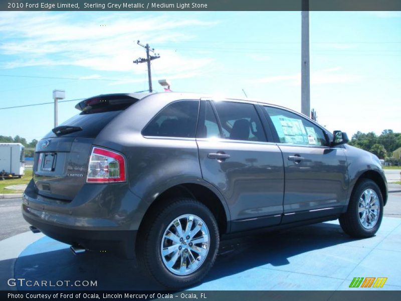 Sterling Grey Metallic / Medium Light Stone 2010 Ford Edge Limited