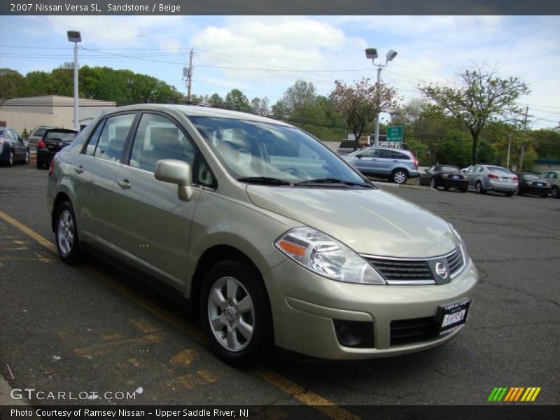 Sandstone / Beige 2007 Nissan Versa SL