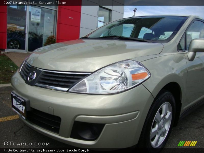Sandstone / Beige 2007 Nissan Versa SL
