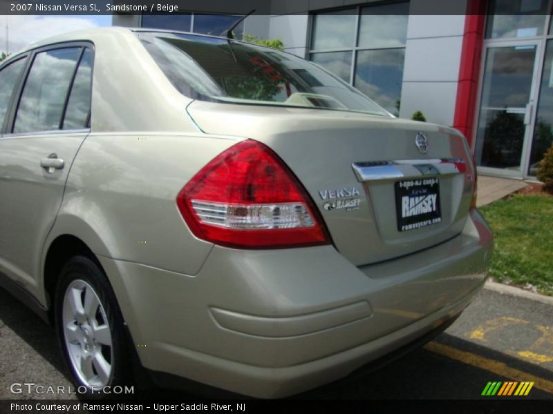 Sandstone / Beige 2007 Nissan Versa SL