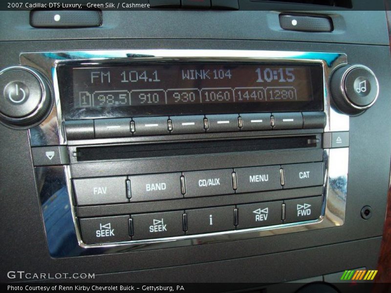 Green Silk / Cashmere 2007 Cadillac DTS Luxury