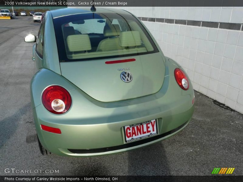 Gecko Green / Cream Beige 2008 Volkswagen New Beetle SE Coupe