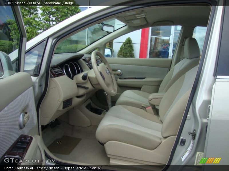 Sandstone / Beige 2007 Nissan Versa SL