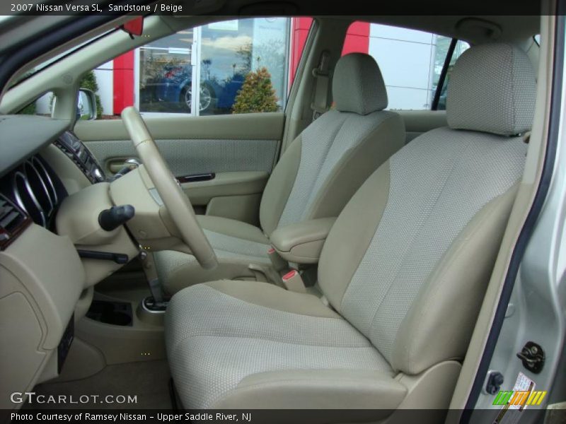 Sandstone / Beige 2007 Nissan Versa SL