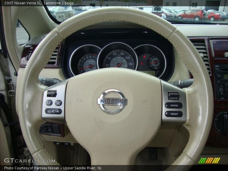 Sandstone / Beige 2007 Nissan Versa SL