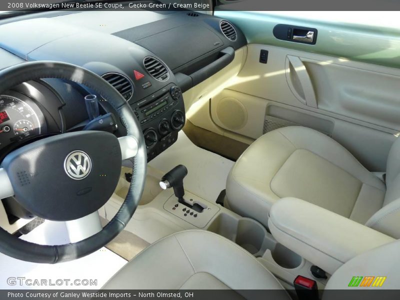 Gecko Green / Cream Beige 2008 Volkswagen New Beetle SE Coupe