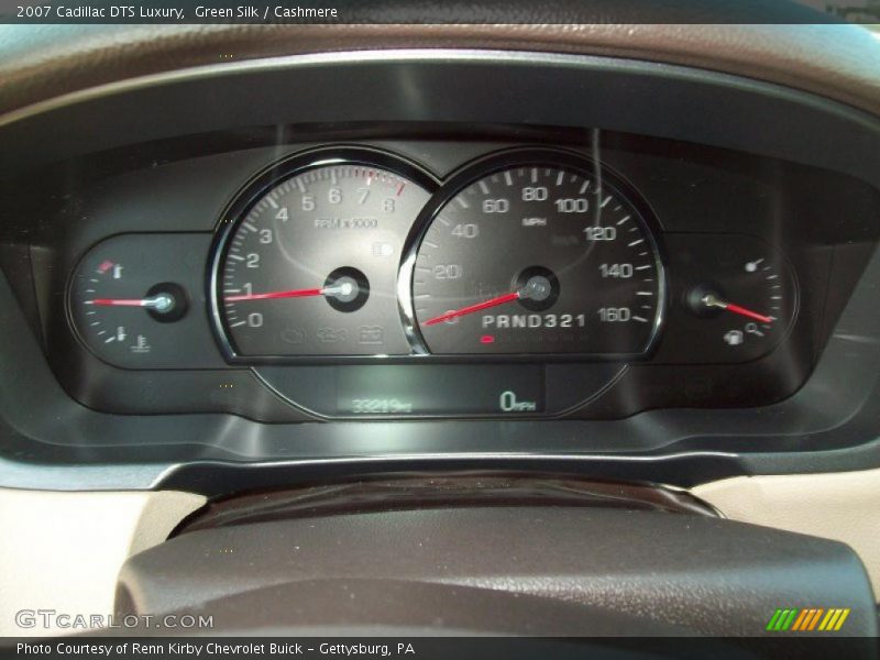 Green Silk / Cashmere 2007 Cadillac DTS Luxury