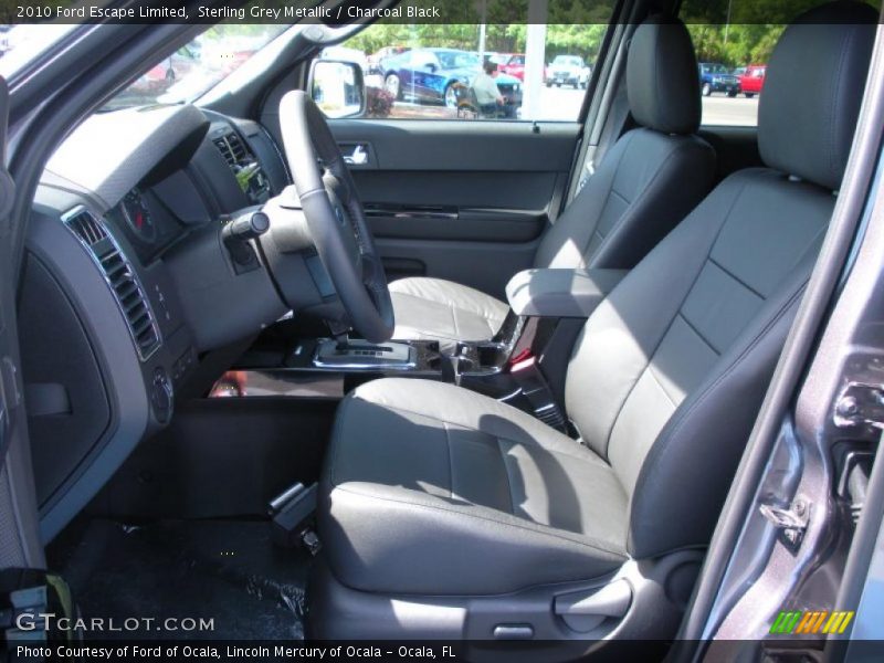 Sterling Grey Metallic / Charcoal Black 2010 Ford Escape Limited