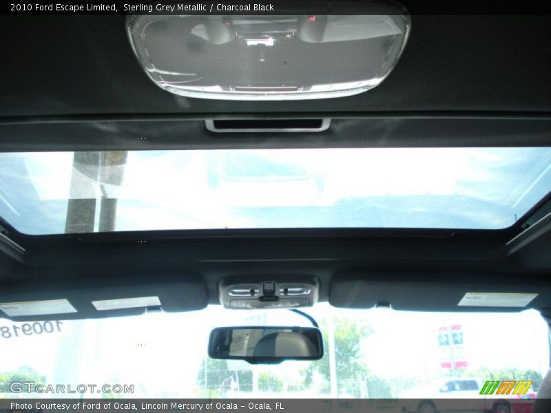 Sterling Grey Metallic / Charcoal Black 2010 Ford Escape Limited