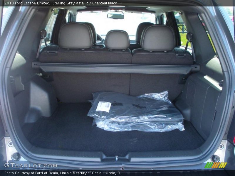 Sterling Grey Metallic / Charcoal Black 2010 Ford Escape Limited