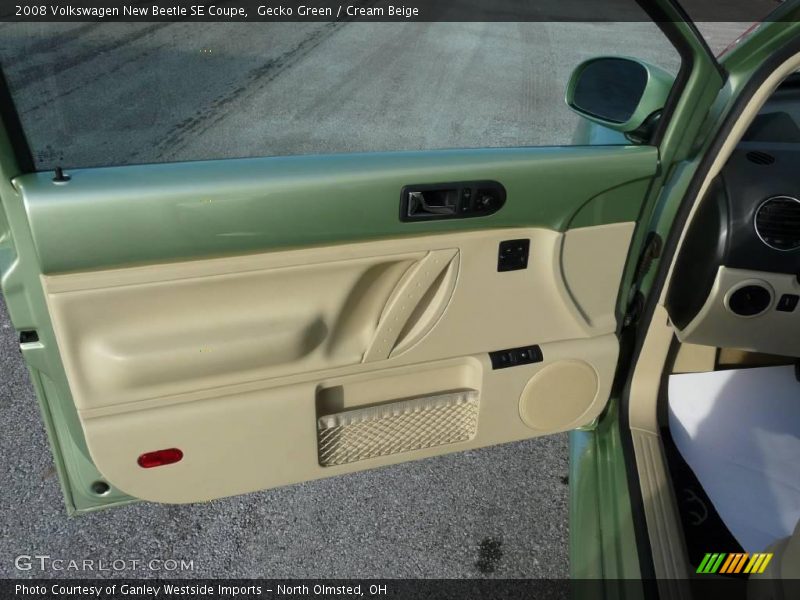 Gecko Green / Cream Beige 2008 Volkswagen New Beetle SE Coupe