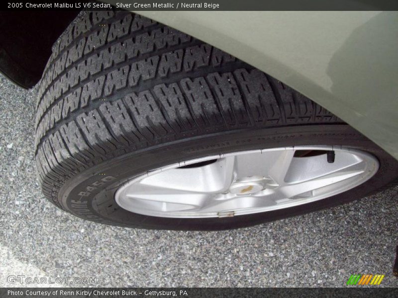 Silver Green Metallic / Neutral Beige 2005 Chevrolet Malibu LS V6 Sedan