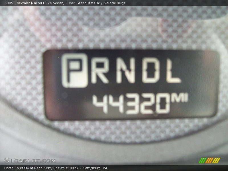 Silver Green Metallic / Neutral Beige 2005 Chevrolet Malibu LS V6 Sedan