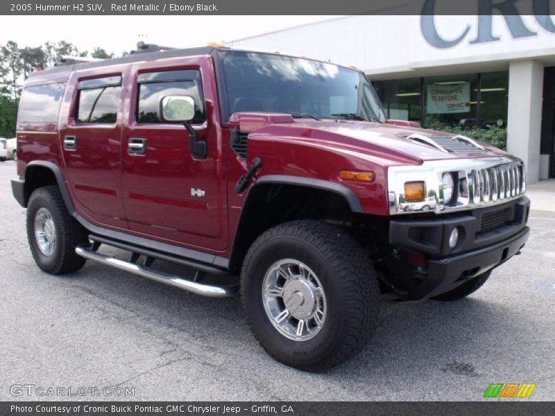Red Metallic / Ebony Black 2005 Hummer H2 SUV