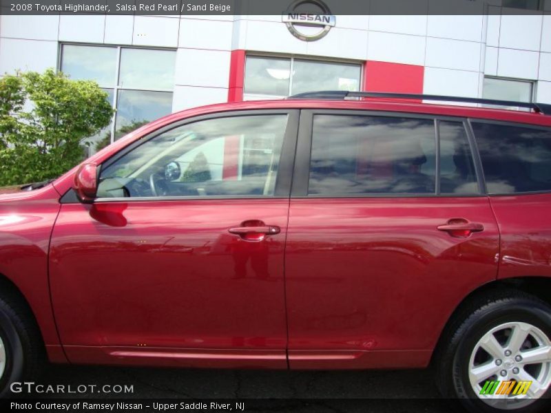 Salsa Red Pearl / Sand Beige 2008 Toyota Highlander