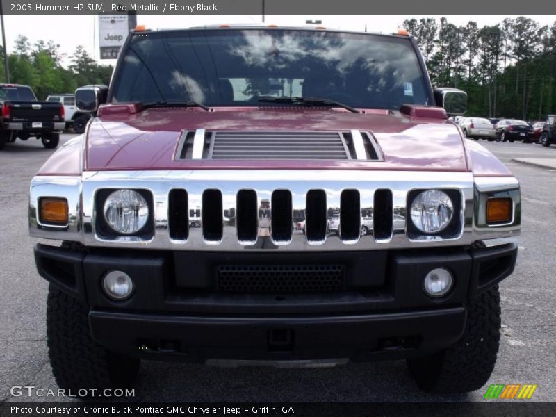 Red Metallic / Ebony Black 2005 Hummer H2 SUV