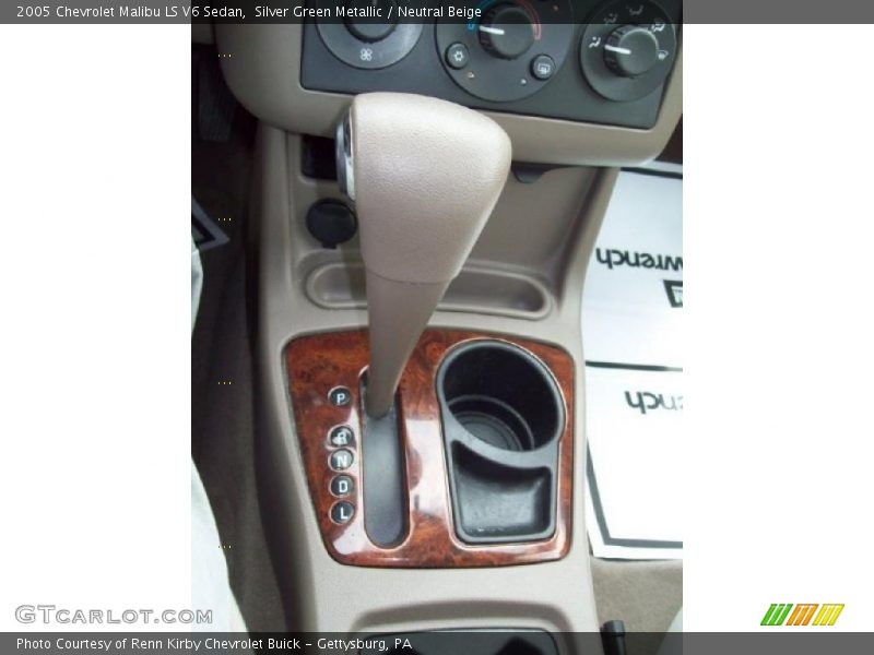 Silver Green Metallic / Neutral Beige 2005 Chevrolet Malibu LS V6 Sedan