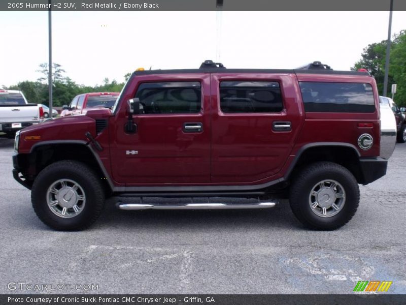 Red Metallic / Ebony Black 2005 Hummer H2 SUV