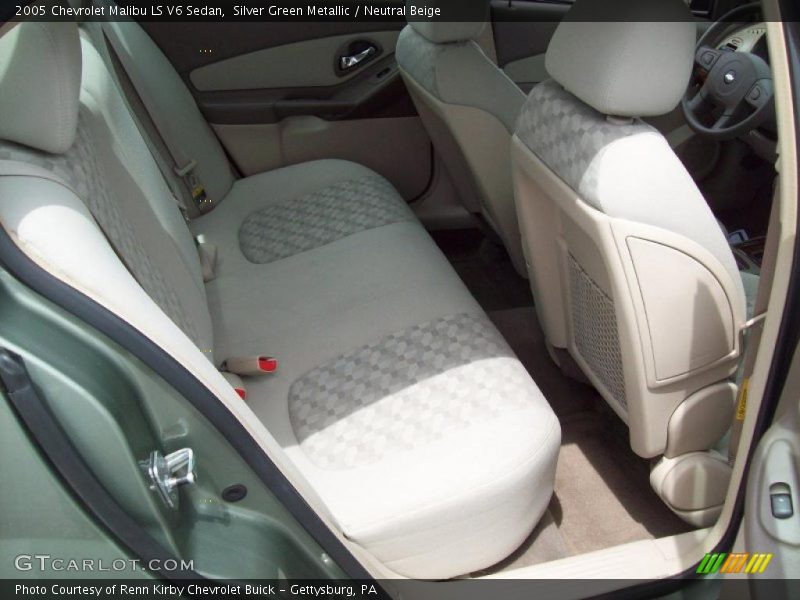 Silver Green Metallic / Neutral Beige 2005 Chevrolet Malibu LS V6 Sedan
