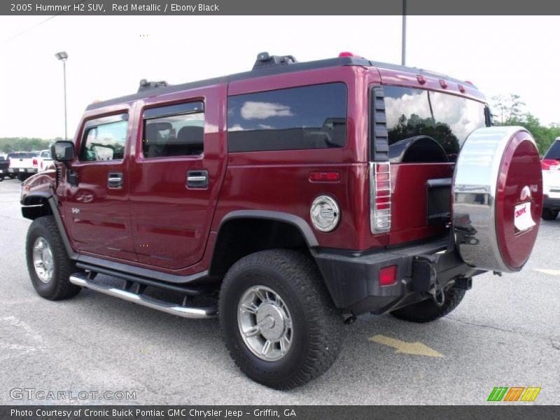 Red Metallic / Ebony Black 2005 Hummer H2 SUV