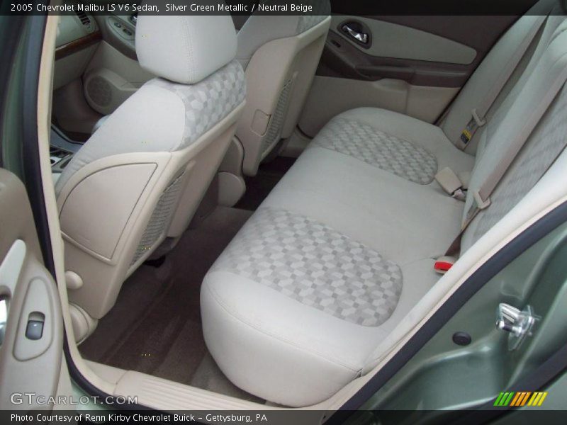Silver Green Metallic / Neutral Beige 2005 Chevrolet Malibu LS V6 Sedan