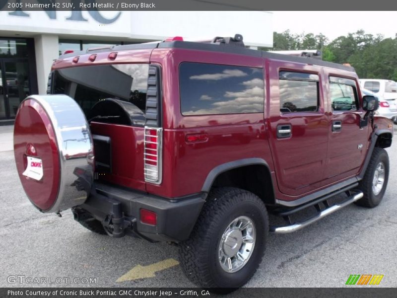 Red Metallic / Ebony Black 2005 Hummer H2 SUV