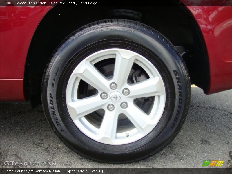 Salsa Red Pearl / Sand Beige 2008 Toyota Highlander
