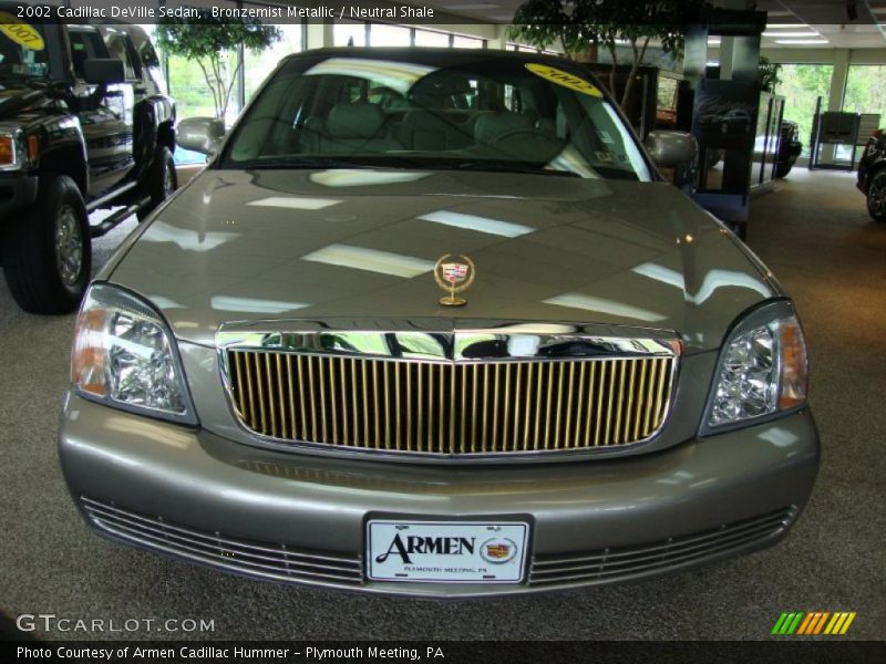 Bronzemist Metallic / Neutral Shale 2002 Cadillac DeVille Sedan