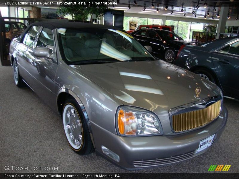 Bronzemist Metallic / Neutral Shale 2002 Cadillac DeVille Sedan