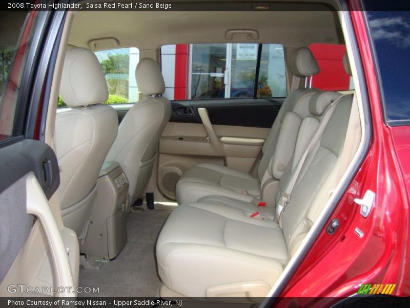 Salsa Red Pearl / Sand Beige 2008 Toyota Highlander