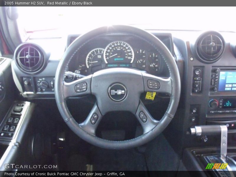 Red Metallic / Ebony Black 2005 Hummer H2 SUV