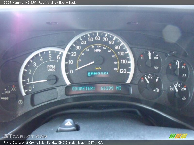Red Metallic / Ebony Black 2005 Hummer H2 SUV