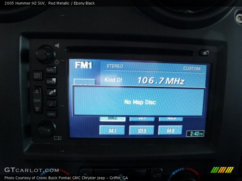 Red Metallic / Ebony Black 2005 Hummer H2 SUV