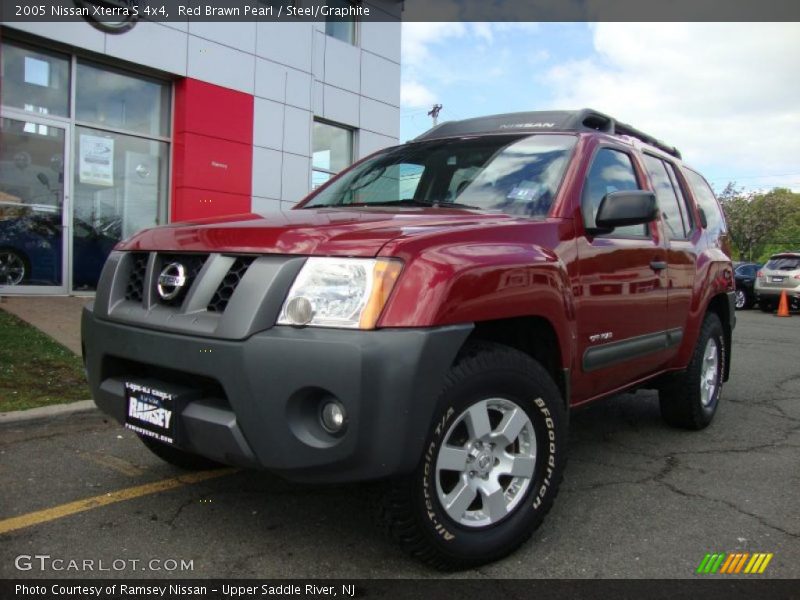 Red Brawn Pearl / Steel/Graphite 2005 Nissan Xterra S 4x4