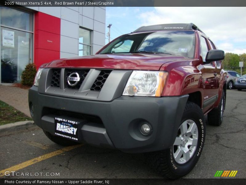 Red Brawn Pearl / Steel/Graphite 2005 Nissan Xterra S 4x4