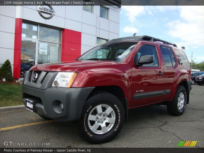 Red Brawn Pearl / Steel/Graphite 2005 Nissan Xterra S 4x4