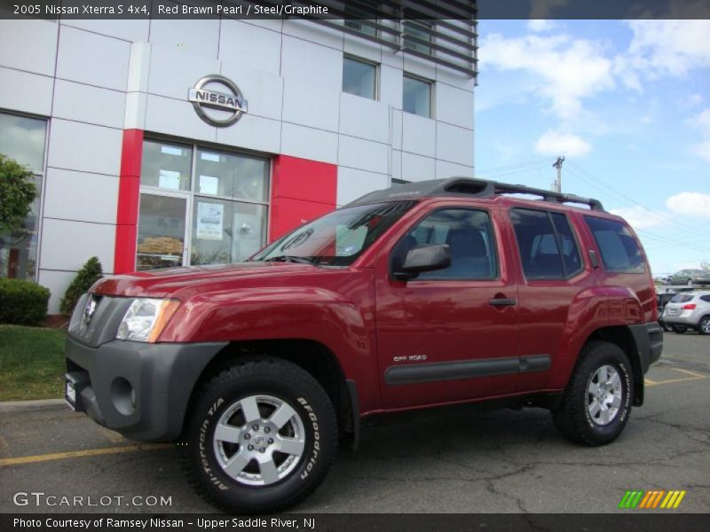 Red Brawn Pearl / Steel/Graphite 2005 Nissan Xterra S 4x4
