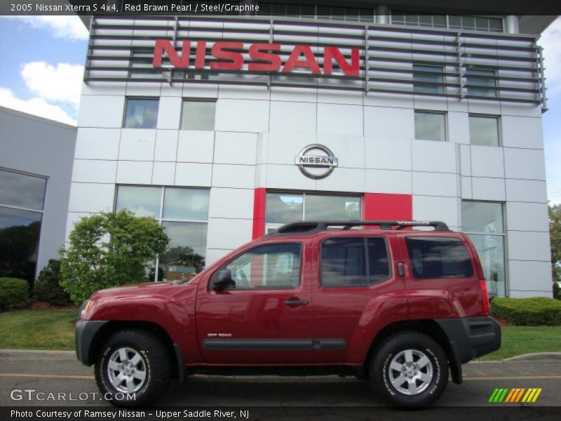 Red Brawn Pearl / Steel/Graphite 2005 Nissan Xterra S 4x4