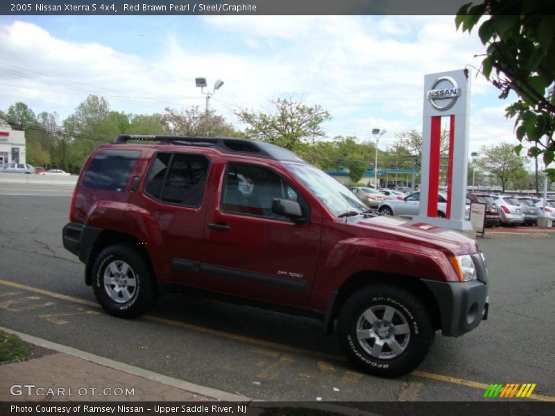 Red Brawn Pearl / Steel/Graphite 2005 Nissan Xterra S 4x4