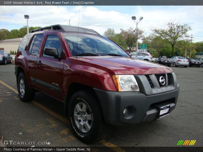 Red Brawn Pearl / Steel/Graphite 2005 Nissan Xterra S 4x4