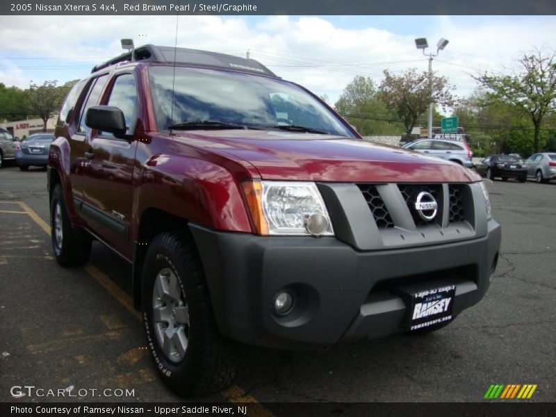 Red Brawn Pearl / Steel/Graphite 2005 Nissan Xterra S 4x4