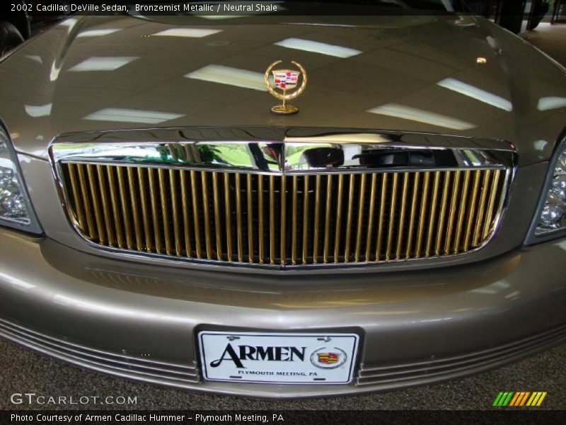 Bronzemist Metallic / Neutral Shale 2002 Cadillac DeVille Sedan