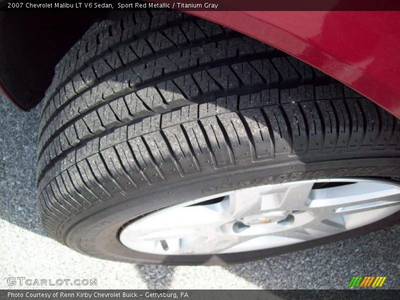 Sport Red Metallic / Titanium Gray 2007 Chevrolet Malibu LT V6 Sedan