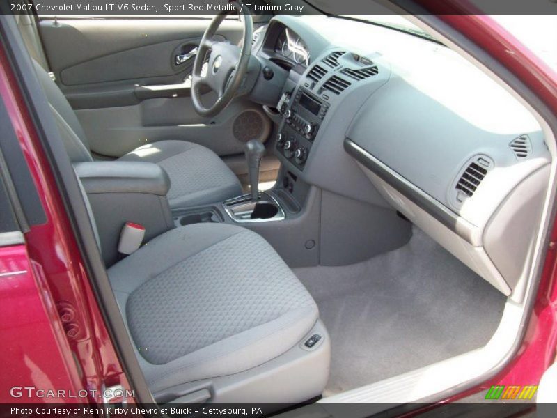 Sport Red Metallic / Titanium Gray 2007 Chevrolet Malibu LT V6 Sedan