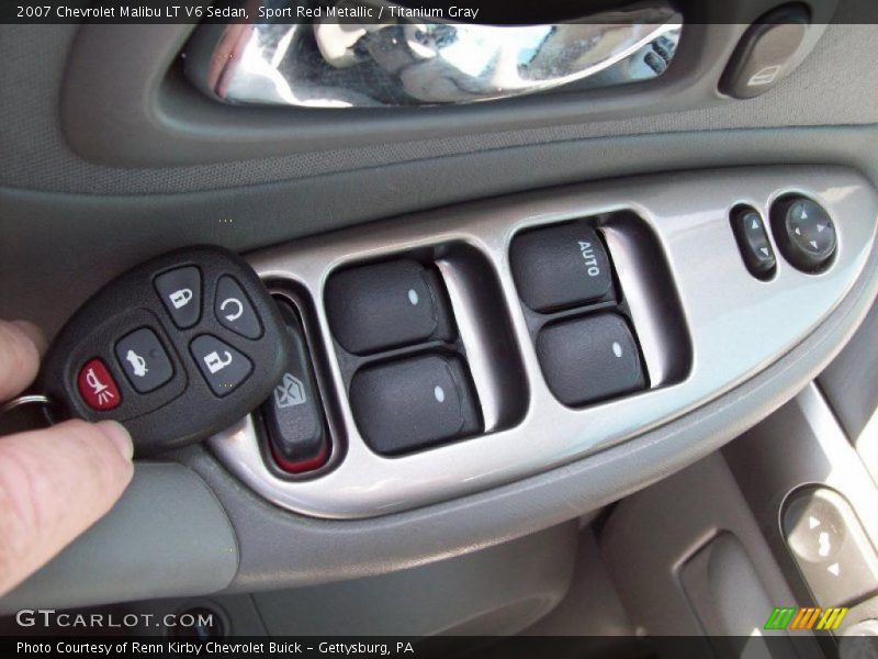 Sport Red Metallic / Titanium Gray 2007 Chevrolet Malibu LT V6 Sedan