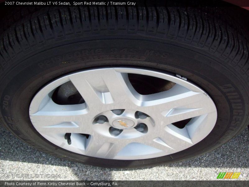Sport Red Metallic / Titanium Gray 2007 Chevrolet Malibu LT V6 Sedan