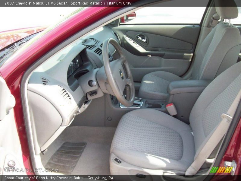 Sport Red Metallic / Titanium Gray 2007 Chevrolet Malibu LT V6 Sedan