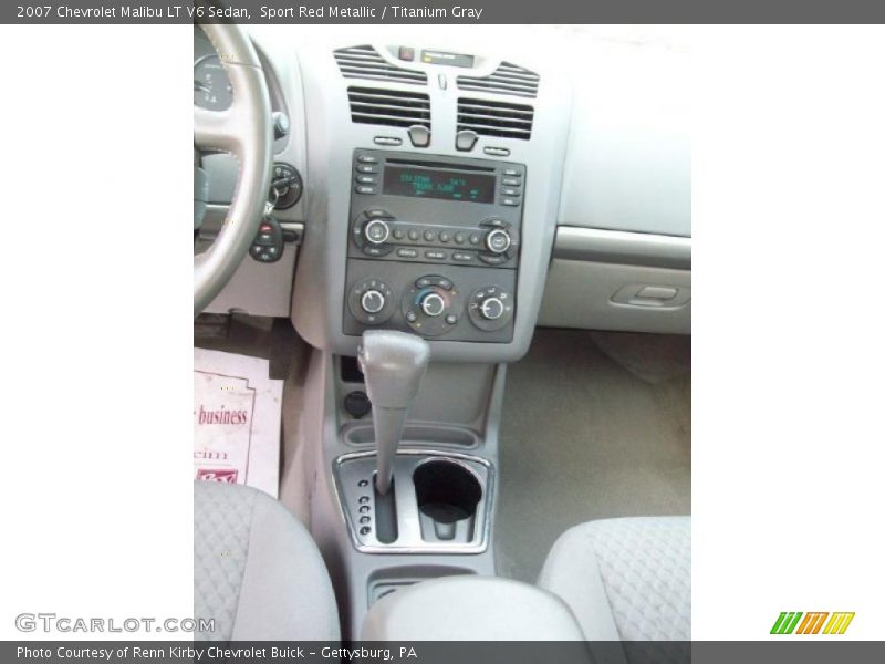 Sport Red Metallic / Titanium Gray 2007 Chevrolet Malibu LT V6 Sedan
