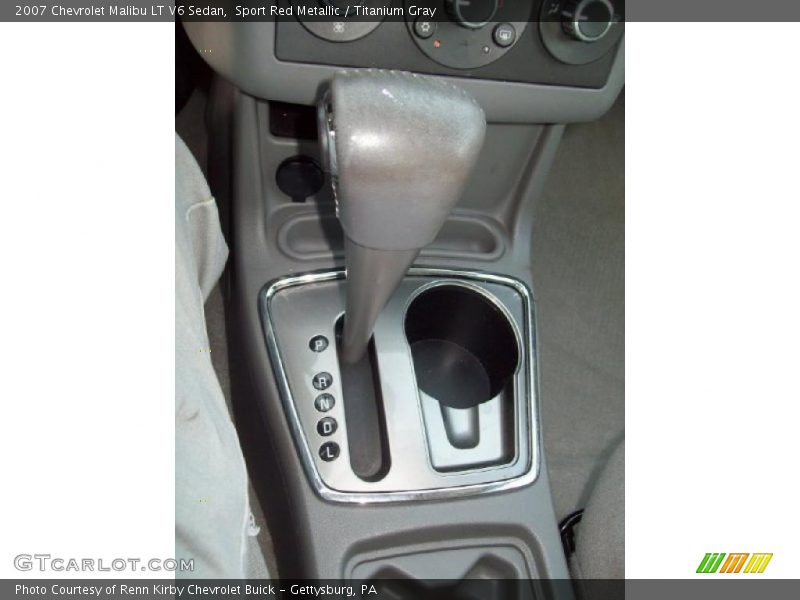 Sport Red Metallic / Titanium Gray 2007 Chevrolet Malibu LT V6 Sedan
