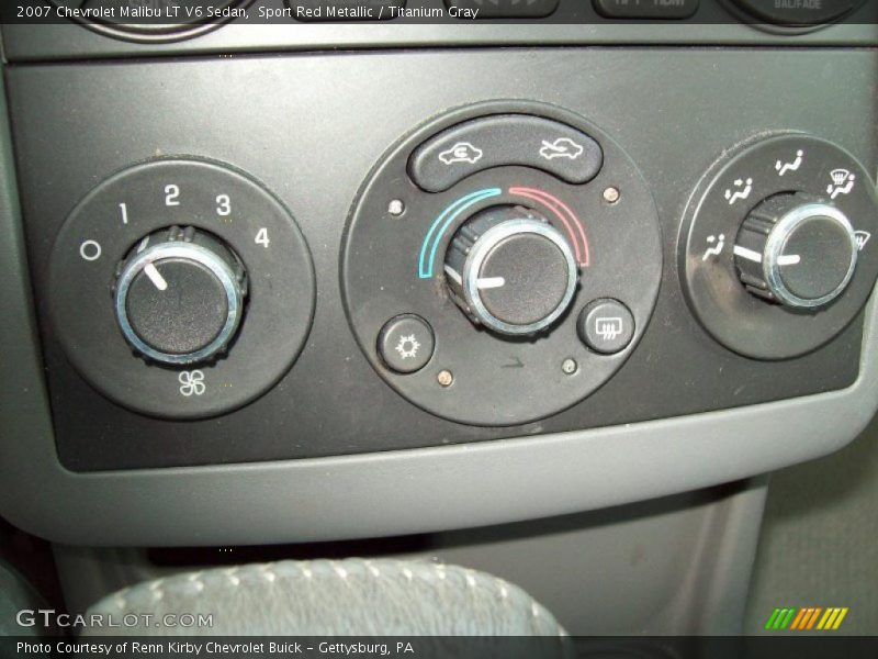 Sport Red Metallic / Titanium Gray 2007 Chevrolet Malibu LT V6 Sedan